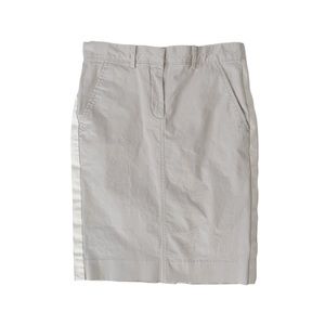 Gap gray tux chino pencil skirt size 00